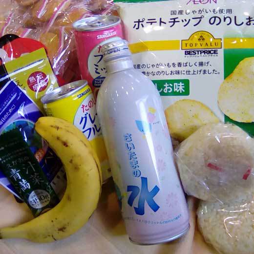 避難所7日目朝食 避難所7日目朝食