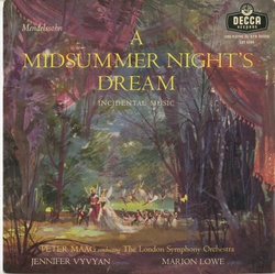 GB DECCA LXT5344 ペーター・マーク メンデルスゾーン・夏の夜の夢