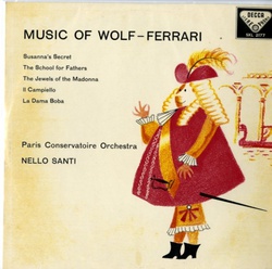 GB DEC SXL2177 ネルロ・サンティ MUSIC OF WOLF-FERRARI GB DEC SXL2177 ネルロ・サンティ MUSIC OF WOLF-FERRARI