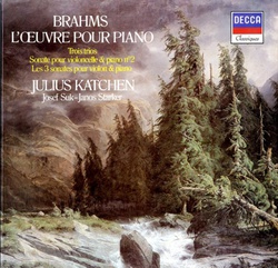 FR DECCA 592163 カッチェン ブラームス・ピアノ作品全集