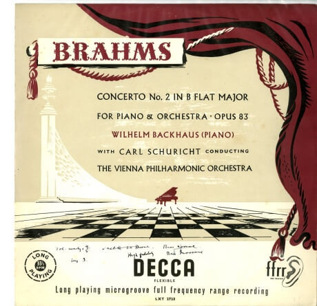 GB DECCA LXT2723 バックハウス・シューリヒト・ウィーンフィル ブラームス p協奏曲2番(フラット190g重量盤・金文字初出) GB DECCA LXT2723 バックハウス・シューリヒト・ウィーンフィル ブラームス p協奏曲2番(フラット190g重量盤・金文字初出)