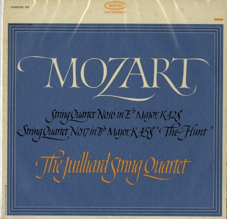 US EPIC BC1270 ジュリアード弦楽四重奏団 Mozart String Quartet No.16/No.17