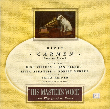 GB EMI ALP1115-7 ライナー ビゼー・カルメン(全曲) GB EMI ALP1115-7 ライナー ビゼー・カルメン(全曲)