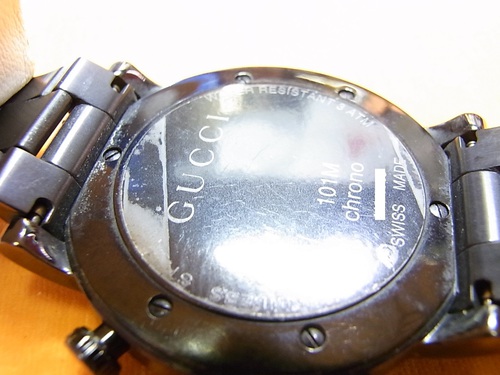 時計の電池交換例　ＧＵＣＣＩ（グッチ）の場合☆