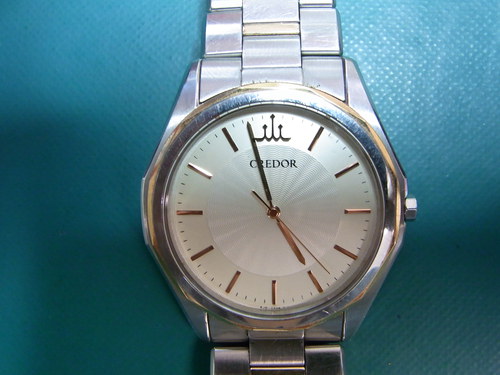 ＳＥＩＫＯ　ＣＲＥＤＯＲ (セイコー クレドール) の電池交換例