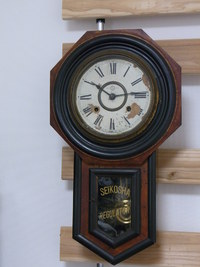 手巻きのセイコー掛時計（クロック）の修理例