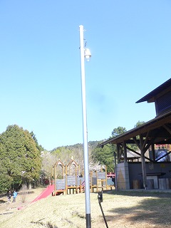 ビハ公園に「エコ水車」が完成しました！