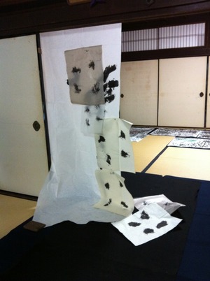 「書」と「お花」