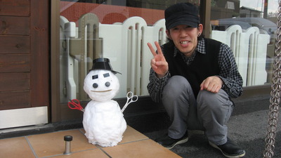 雪と戯れる?