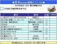 本の週間ベスト１０（２００９年４月２６日付）