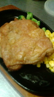 熊本のカフェ珈琲市場【皮がうまいチキンステーキ】 2013/08/10 11:16:02