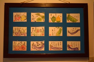 華の会 絵手紙作品展開催中 華の会 絵手紙作品展開催中