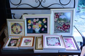 本田シスターズ押花展開催中 本田シスターズ押花展開催中