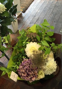 ブルーベリー入りの花束 2015/06/10 19:15:26