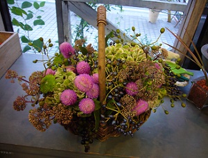 野の花バスケット