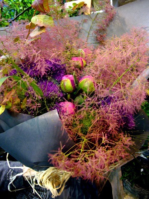 スモークツリーの花束