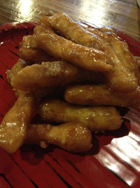 熊本のカフェ珈琲市場【新作制作中♪黒糖かりんとう】 2013/05/08 19:20:43