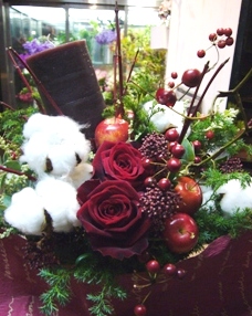 クリスマスのアレンジ