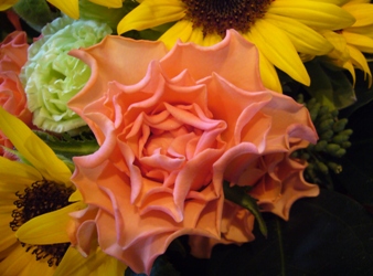 ひまわりの花束