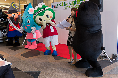 熊本のゆるキャラ集合~くまモンの好物はだご汁!