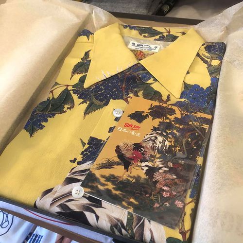 日本の意匠 SUN SURF×伊藤若冲 SPECIAL EDITION“動植綵絵 紫陽花双鷄図”
