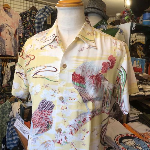 SUN SURF SP S/S HAWAIIAN SHIRT “ONAGADORI” YELLOW SUN SURF SP S/S HAWAIIAN SHIRT “ONAGADORI” YELLOW