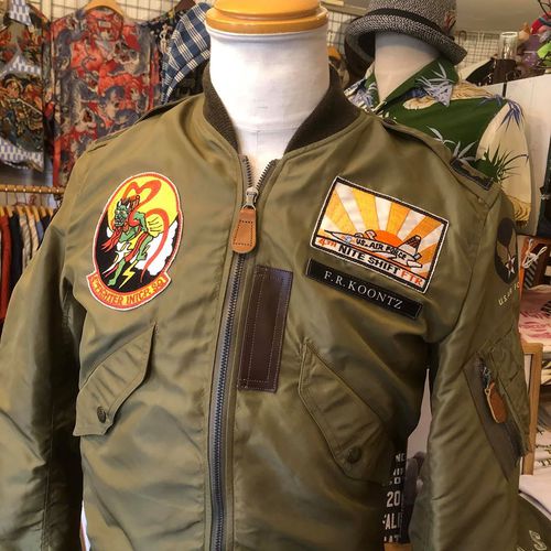 BUZZ RICKSONS Type L-2 “4th FTR.INTCP.SQ.” PATCH CUSTOM