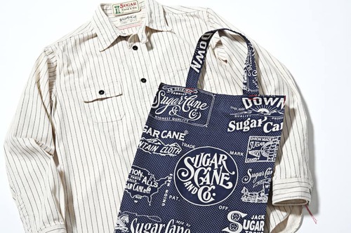 SUGAR CANE BANDANNA TOTE BAG SC02655-128/NAVY
