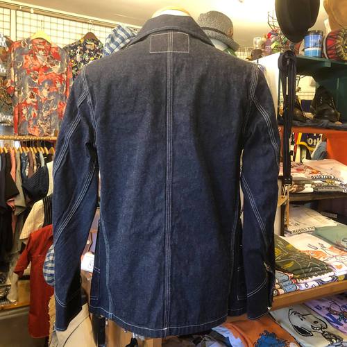 SUGAR CANE 11oz. BLUE DENIM WORK COAT