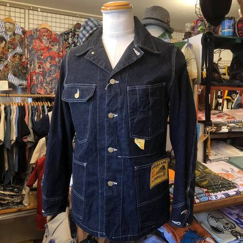 SUGAR CANE 11oz. BLUE DENIM WORK COAT