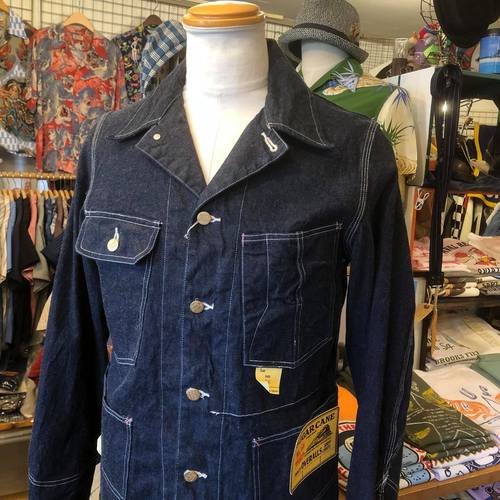 SUGAR CANE 11oz. BLUE DENIM WORK COAT