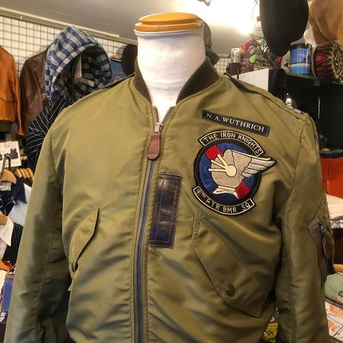 BUZZ RICKSONS Type L-2 “9th FTR-BOMB SQ.” PATCH CUSTOM