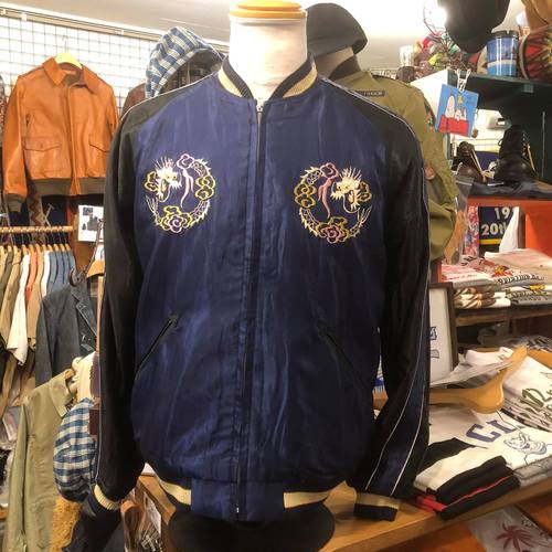 TAILOR TOYO ACETATE SUKA WHITE EAGLE/DUELLING DRAGON