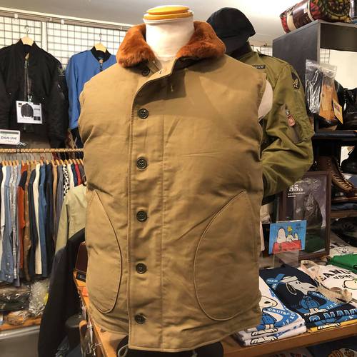 WILLIAM GIBSON Type N-1 VEST JUNGLE CLOTH DOWN FILLED