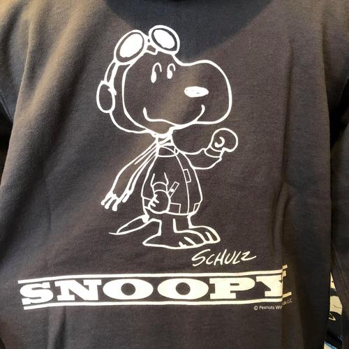 BUZZ RICKSONS FULLZIP SWEAT PARKA ”SNOOPY U.S. AIR FORCE”BK