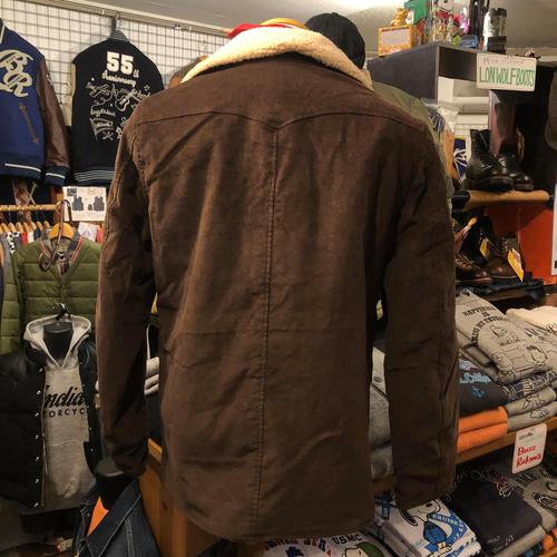 SUGAR CANE CORDUROY RANCH JACKET /D.BROWN