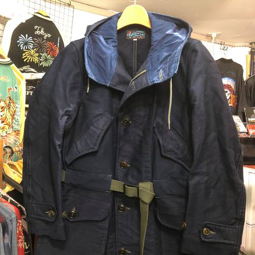 希少デッド! MFSC 『SURPLUS』 INDIGO JUNGLE CLOTH M-17 PARKA