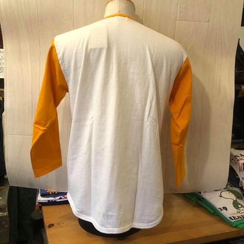 WHITESVILLE 14/- 7分袖 ベースボール T-SHIRT WHITESVILLEGOLD
