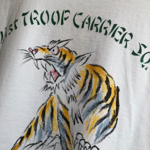 BUZZ RICKSONS HAND PAINTED S/S T-SHIRT TACHIKAWA AIR BASE