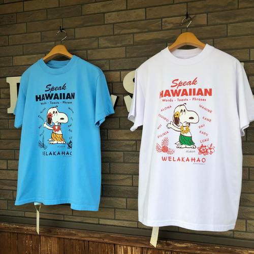 SUN SURF × PEANUTS S/S T-SHIRT SnoopySPEAK HAWAIIAN