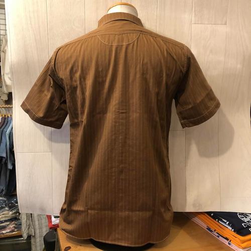 経年変化を楽しめ！SUGAR CANE FR 8.5oz. BROWN WABASH S/S WORK SHIRT