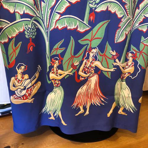 SUN SURF SP S/S HAWAIIAN SHIRT “BANANA TREES” BLUE