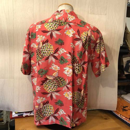 SUN SURF S/S AROHA SHIRT “PINEAPPLE” SS38561-165/RED