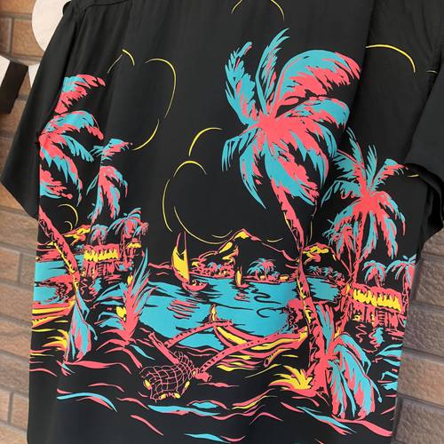 SUN SURF S/S AROHA SHIRT “ISLAND PALM BREEZE”