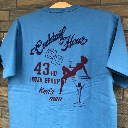 BUZZ RICKSONS S/S T-SHIRT 43rd BOMB.GROUP