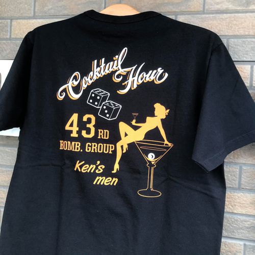 BUZZ RICKSONS S/S T-SHIRT 43rd BOMB.GROUP