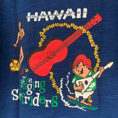 SUN SURF THE SINGING SURF RIDERS T-SHIRT SONG OF HAWAII SUN SURF THE SINGING SURF RIDERS T-SHIRT SONG OF HAWAII