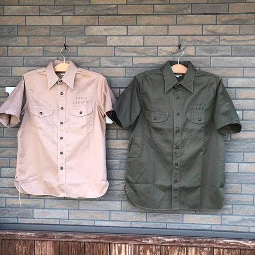 BUZZ RICKSONS HERRINGBONE WORK SHIRT 334th EAGLES