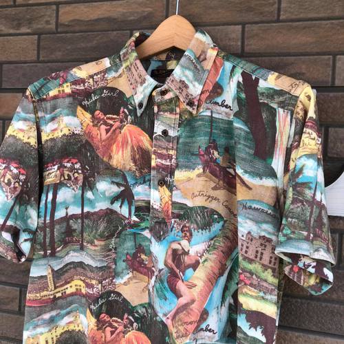 SUN SURF COOLMAX プルオーバー鹿の子BDシャツ ”COCONUT TREE CLIMBER”