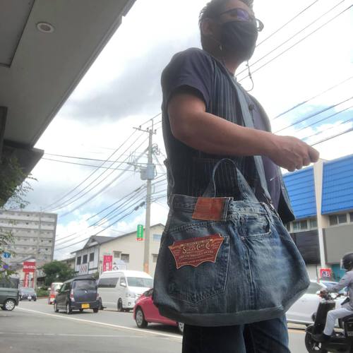 SUGAR CANE 14.25oz. DENIM 1947 MODEL REMAKE BAG